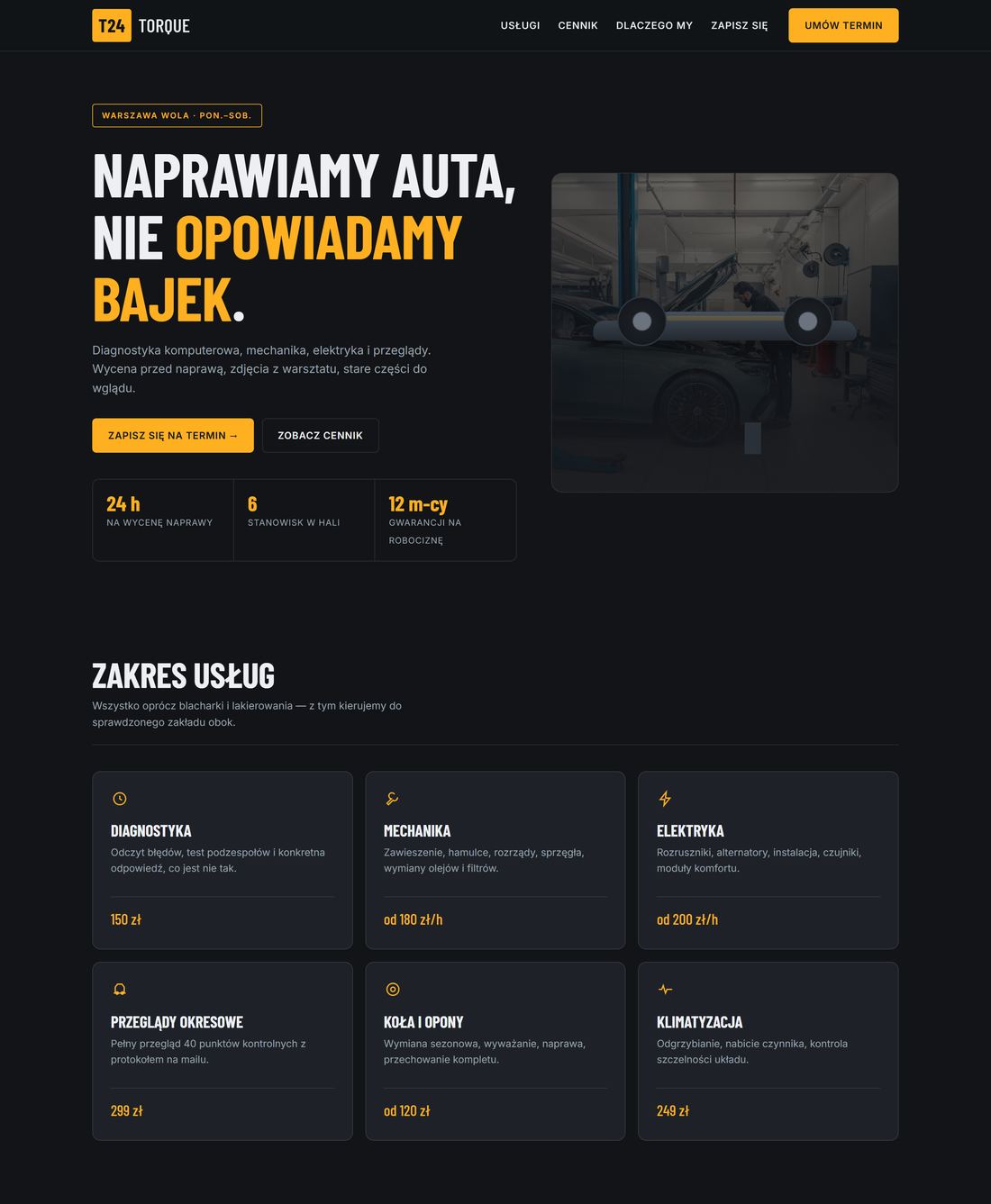 Zrzut strony — Auto Serwis