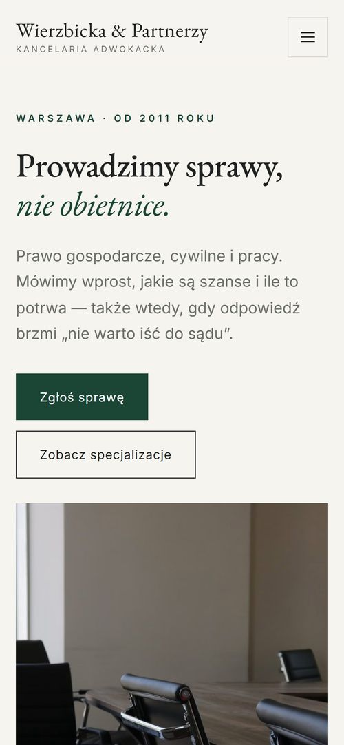 Wersja mobilna — Kancelaria