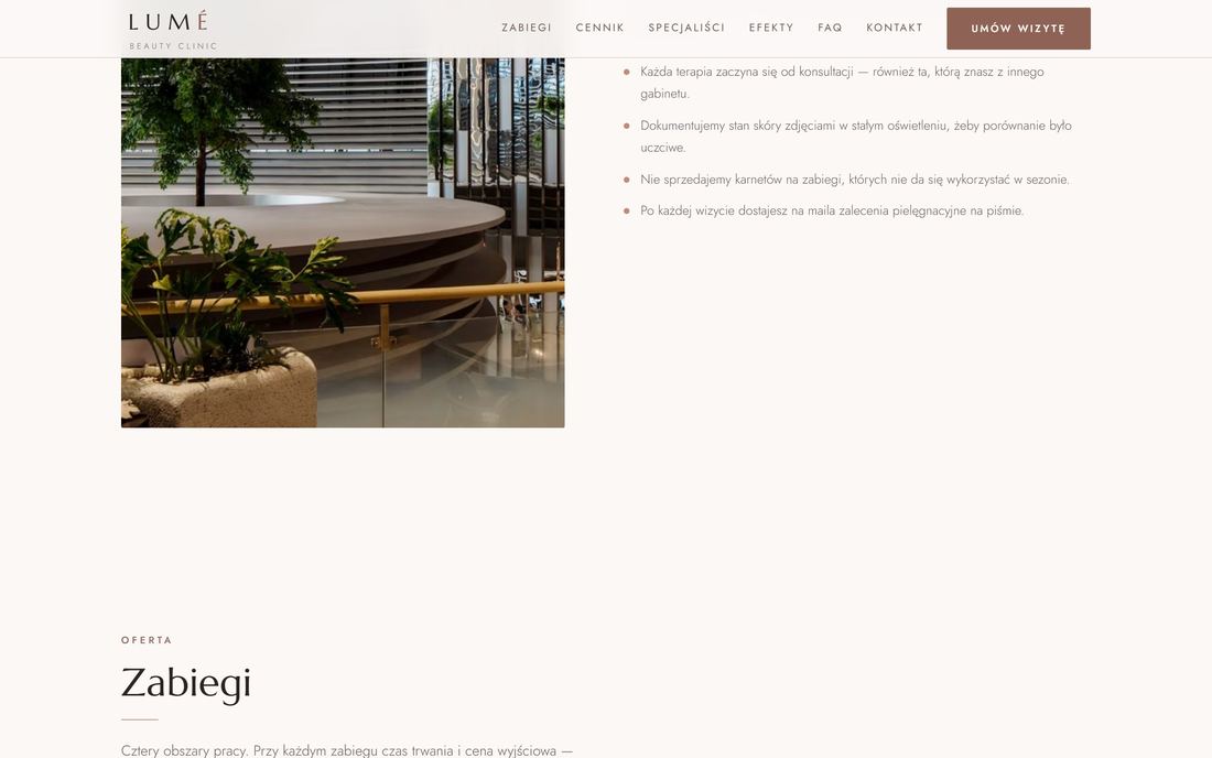 Zespół i galeria efektów
